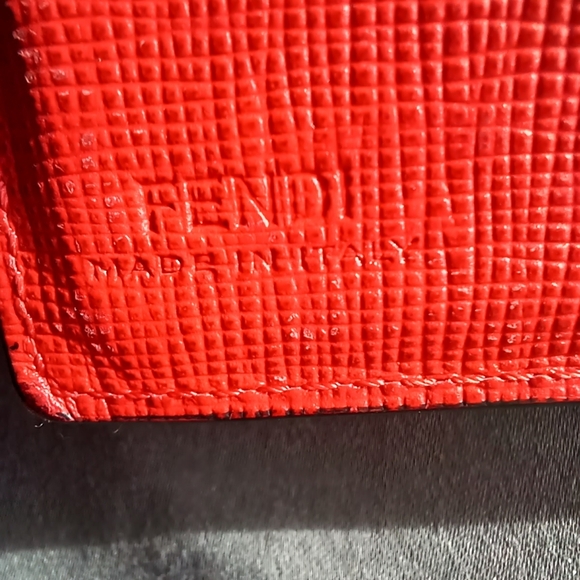 Fendi Black Monster Wallet with Brown Accents - Picture 12 of 14